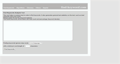 Desktop Screenshot of find-keyword.com